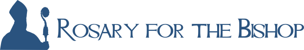 Rosary for the Bishop logo